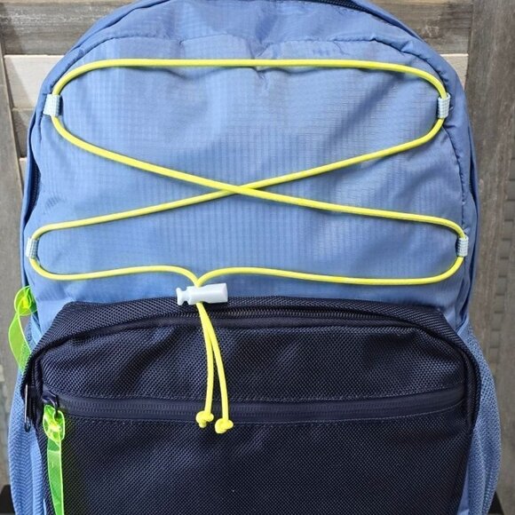 Kids' 16" Colorblock Ripstop Backpack | Cat & Jack™ Blue - Picture 2 of 12